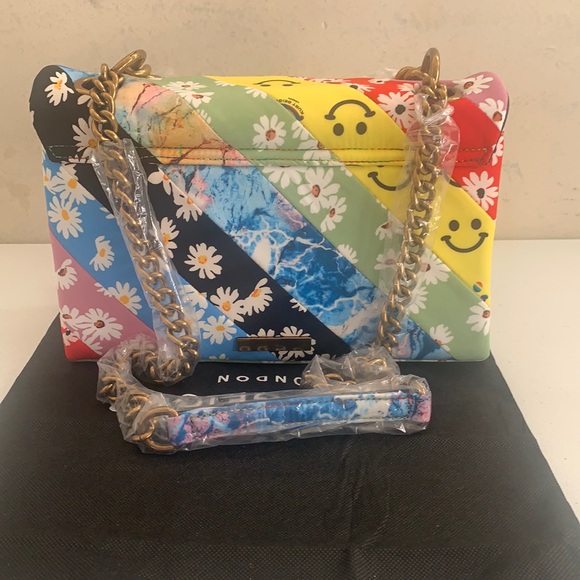 KURT GEIGER LONDON FLORAL RAINBOW SMILEY B… - Picture 5 of 16